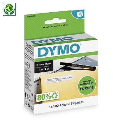 Étiquette adhésive repositionnable pour DYMO Label Writer 19x51 mm - 1