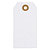 Étiquette américaine cartonnée blanche sans attache 125x63 mm - 4