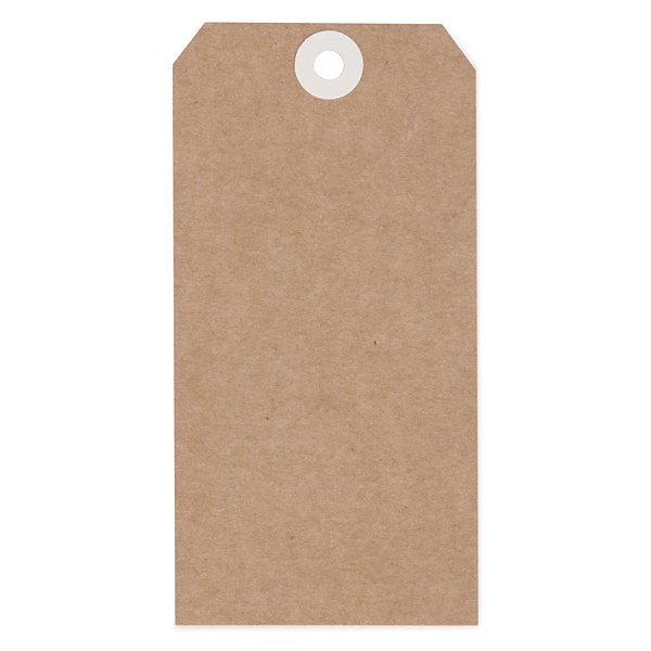 Étiquette américaine en kraft sans attache 100x51 mm - 5
