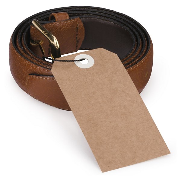 Étiquette américaine en kraft sans attache 125x63 mm - 3