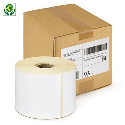 Étiquette papier thermique direct mandrin 40 mm 100x50 mm - 1