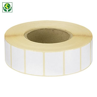 Étiquette papier thermique direct mandrin 76 mm 35x25 mm - 1