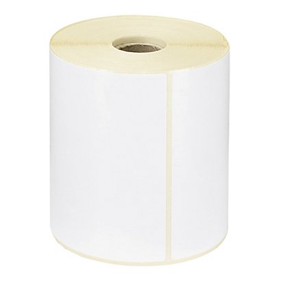 Étiquette papier thermique direct RAJA, Ø 2,5 mm 50 x 50 mm - 1