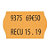 Étiquette pour pince à étiqueter JUDO fluo jaune 26x16 mm - 6