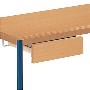 Tiroir adaptable pour tables universelles, coloris hêtre Tiroir adaptable pour tables universelles, coloris hêtre