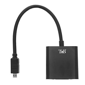 TNB Adattatore Micro HDMI / VGA, Nero TNB Adattatore Micro HDMI / VGA, Nero