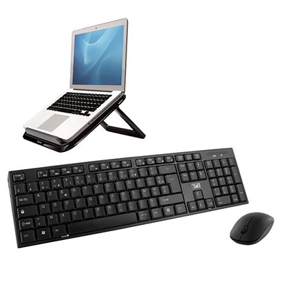 TNB FELLOWES Ensemble clavier-souris sans fil Classy + Support pour  ordinateur portable - Noir - Packs Clavier sourisfavorable à acheter dans  notre magasin