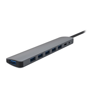 TNB Hub USB-A & C vers 7 USB-A 3.0 - Aluminium
