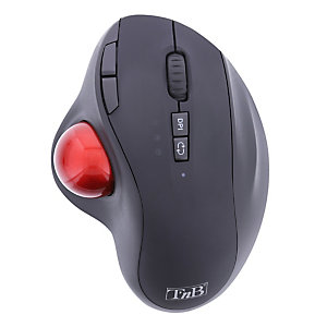 TNB Mouse wireless con trackball Ergo, Nero