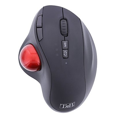 TNB Mouse wireless con trackball Ergo, Nero - 1