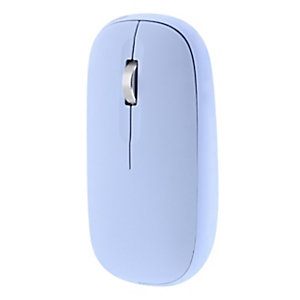 TNB Souris sans fil 2 en 1  Iclick - Bluetooth et dongle USB - Bleu