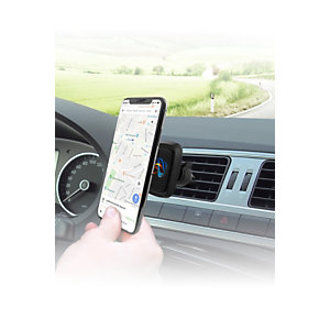 TNB Support smartphone voiture, Fixation magnétique pour grille d'aération