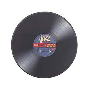 TNB Tappetino Mouse Design Vinile, ø 18 cm, Nero TNB Tappetino Mouse Design Vinile, ø 18 cm, Nero