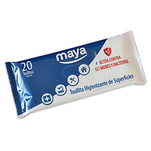 Toalhitas higienizantes para superfícies Toalhitas higienizantes para superfícies