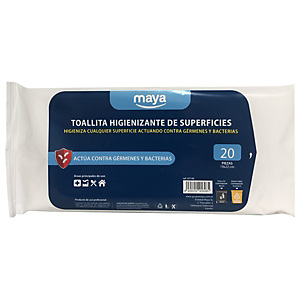 Toallitas higienizantes, pack 20 uds Toallitas higienizantes, pack 20 uds