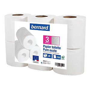 Toiletpapier Bernard 3-laags, set van 48 rollen
