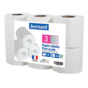 Toiletpapier Bernard 3 lagen, 48 rollen Toiletpapier Bernard 3 lagen, 48 rollen
