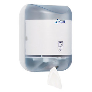 Toiletpapier dispenser Lucart L-One mini ABS wit voor rollen