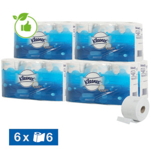 Toiletpapier Kleenex XXL 2-laags, set van 36 rollen