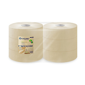 Toiletpapier Lucart Econatural voordelig, set van 6 maxi rollen Toiletpapier Lucart Econatural voordelig, set van 6 maxi rollen