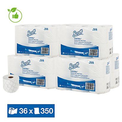 Toiletpapier Scott Control 3-laags, set van 36 rollen - 1