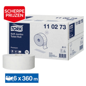 Toiletpapier Tork Premium, set van 6 maxi rollen