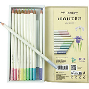 TOMBOW Crayons de couleur IROJITEN 'Volume 8', set de 10