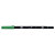 TOMBOW Rotulador punta de fibra de pincel, doble punta, Verde - 1