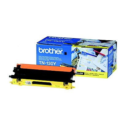 Toner Brother TN 130Y jaune pour imprimantes laser