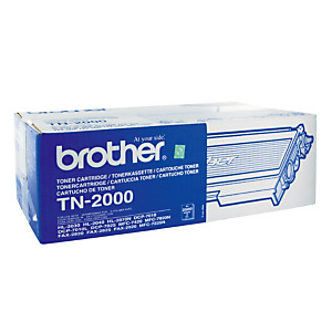 Toner Brother TN 2000 zwart voor laser printers Toner Brother TN 2000 zwart voor laser printers
