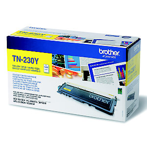 Toner Brother TN 230Y jaune pour imprimantes laser