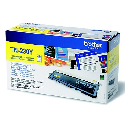 Toner Brother TN 230Y jaune pour imprimantes laser - 1
