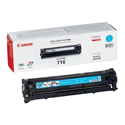 Toner Canon 716 cyan pour imprimantes laser