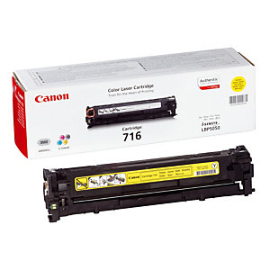 Toner Canon 716 jaune pour imprimantes laser
