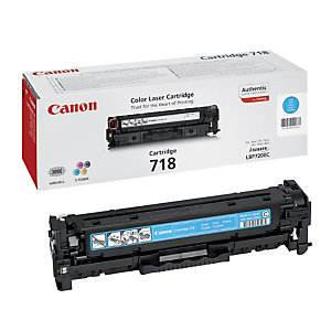 Toner Canon 718 cyaan voor laser printers