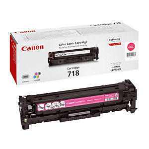 Toner Canon 718 magenta pour imprimantes laser