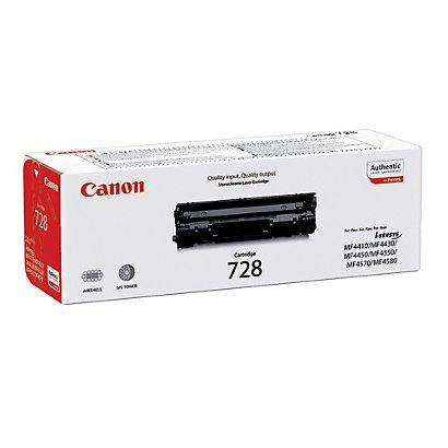 Toner Canon 728 noir pour imprimantes laser