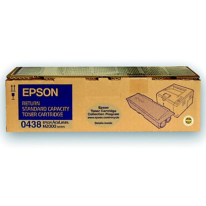 Toner Epson n°S050438 zwart voor laser printers