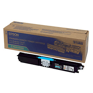 Toner Epson n°S050560 cyan pour imprimantes laser