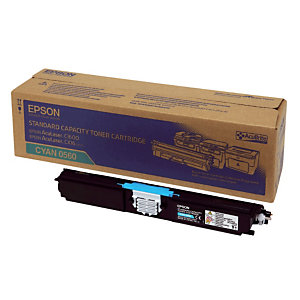 Toner Epson n°S050560 cyan pour imprimantes laser