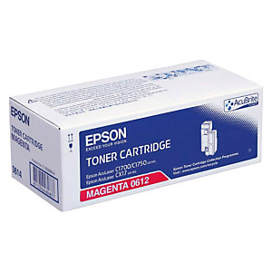 Toner Epson n°S050612 magenta pour imprimantes laser