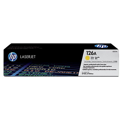 Toner HP 126A geel voor laserprinters
