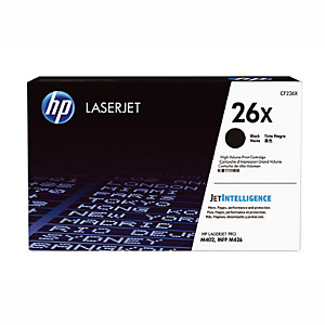 Toner HP 26 X zwart voor laser printers Toner HP 26 X zwart voor laser printers