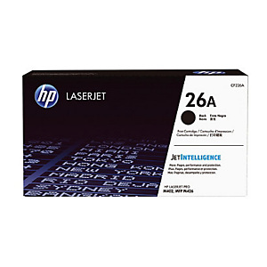 Toner HP 26A zwart voor laser printers Toner HP 26A zwart voor laser printers
