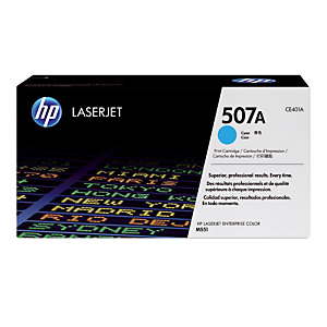 Toner HP 507A cyan pour imprimantes laser Toner HP 507A cyan pour imprimantes laser