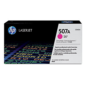 Toner HP 507A magenta pour imprimantes laser
