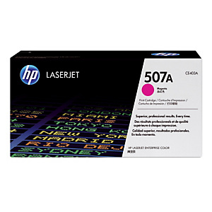 Toner HP 507A magenta pour imprimantes laser Toner HP 507A magenta pour imprimantes laser