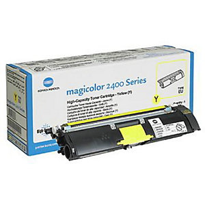 Toner Konica Minolta n°1710589-001 jaune pour imprimantes laser