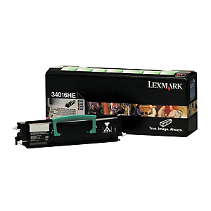 Toner Lexmark n°34016HE zwart voor laser printers