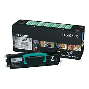 Toner Lexmark n° E250A11E noir pour imprimantes laser